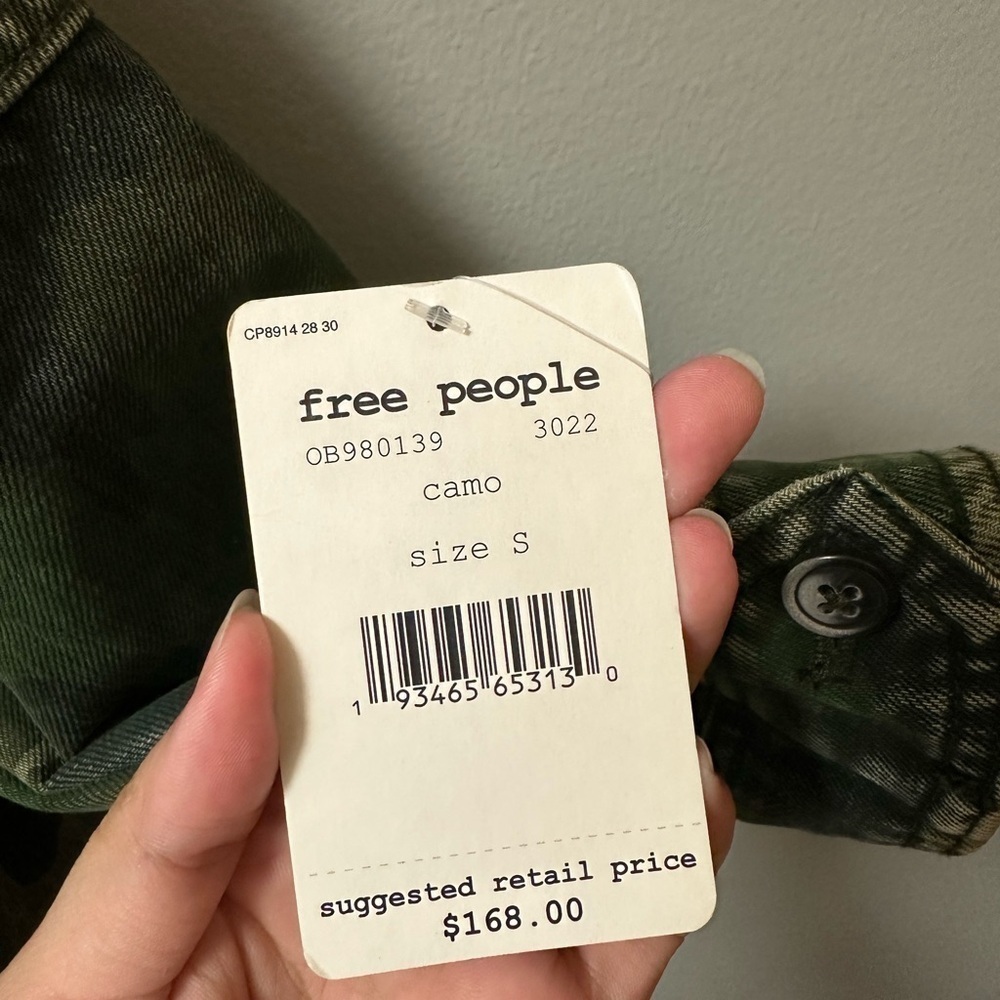 NWT Free People Seize the Day Utility Jacket - Picture 6 of 7